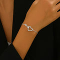 Infinite Grace Heart Bracelet