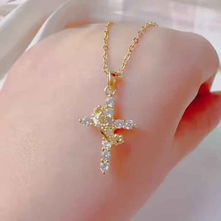Crown Cross pendant