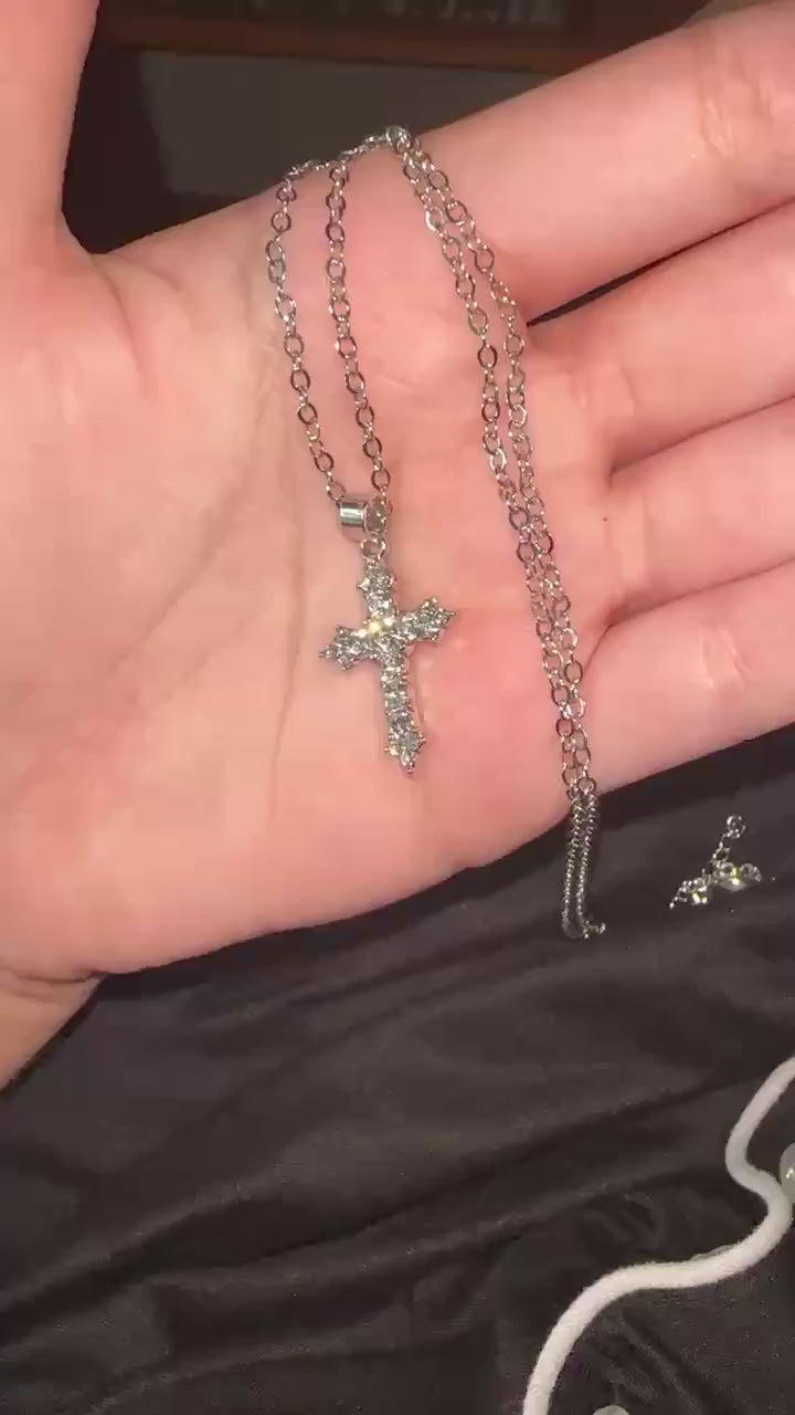 Sparkle Cross Pendant