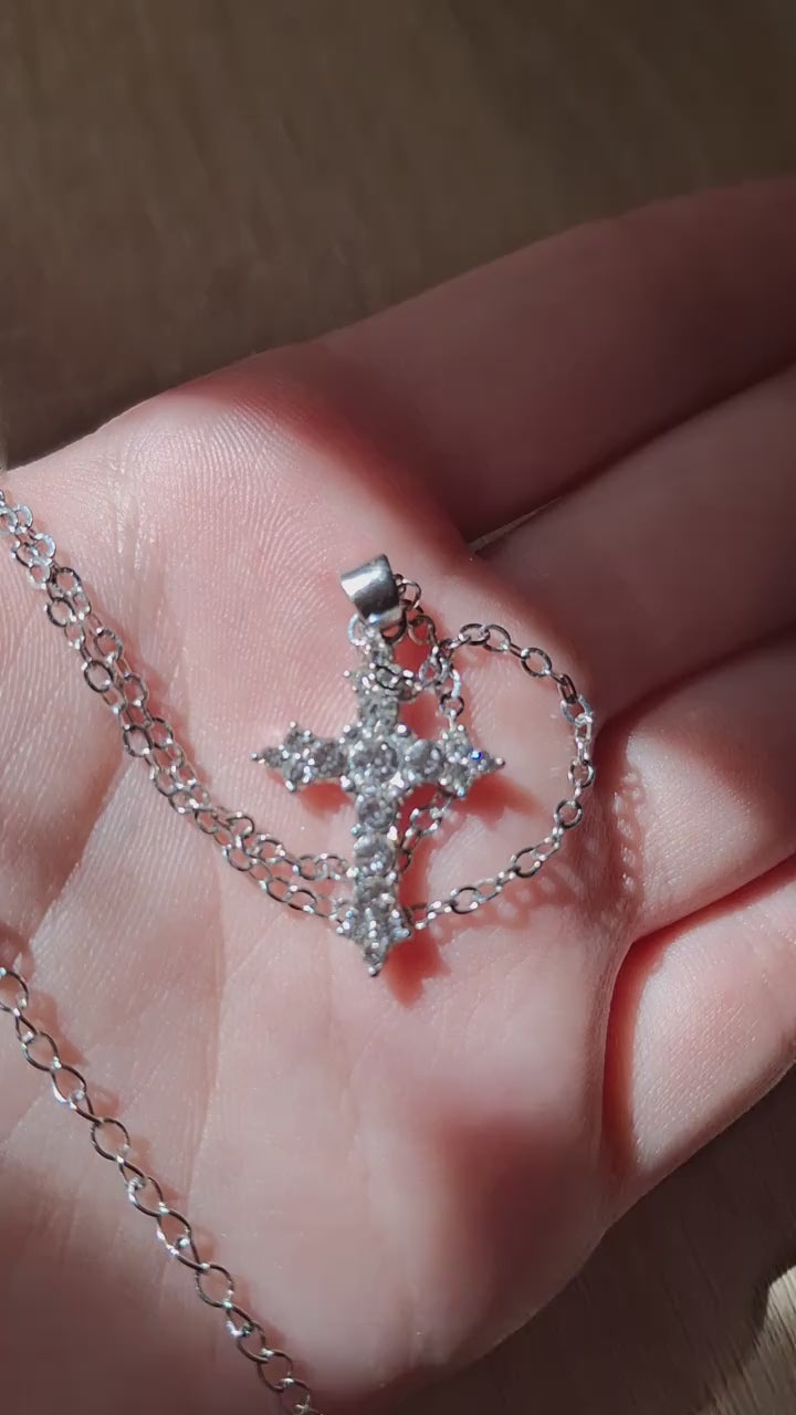 Sparkle Cross Pendant